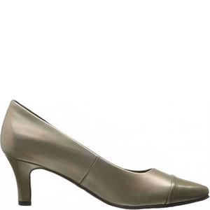 NEW THE WALKING CRADLE CO. women's race dress pump in pewter kid